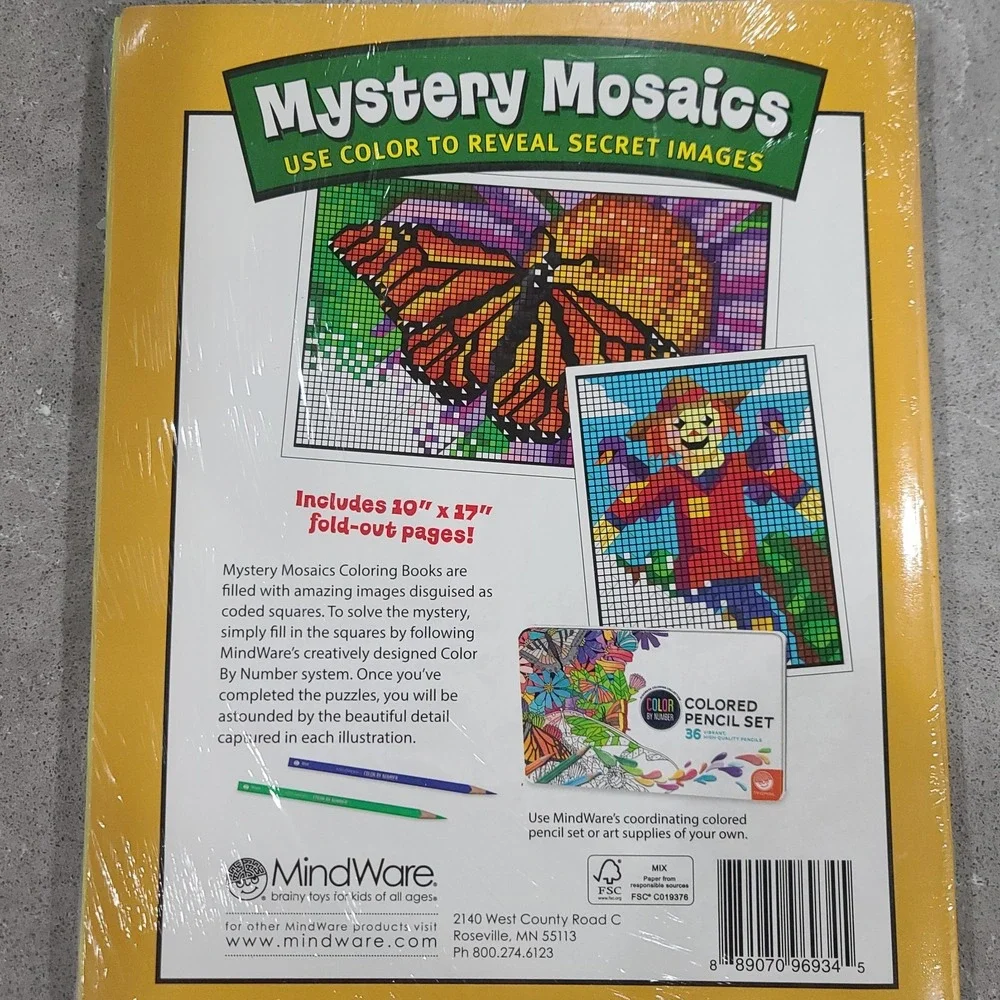 MindWare Adorable Animals, Sun Catchers, Mystery Mosaics NEW